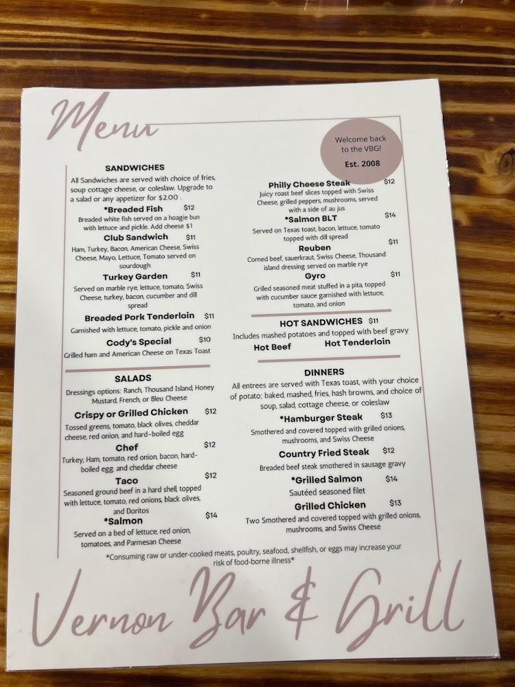 Vernon Bar & Grill Dish 3